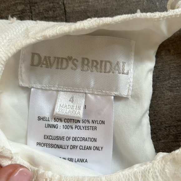 David’s bridal flower girl dress - Picture 2 of 8